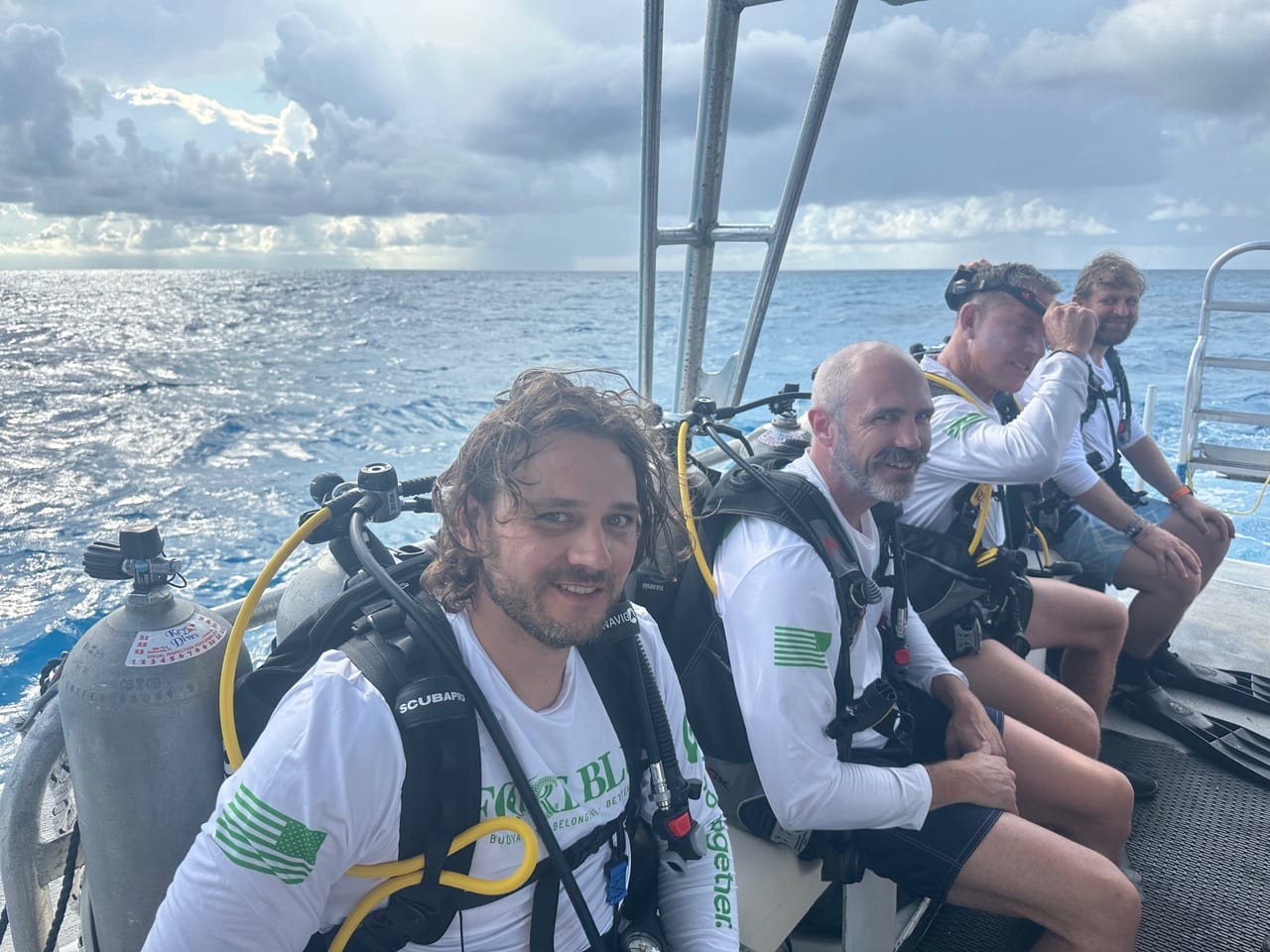 New guys on the dive boat.